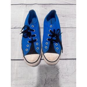 Blue/Black Converse